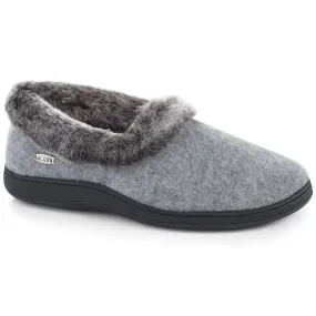 Acorn Women’s Chinchilla Collar Slippers