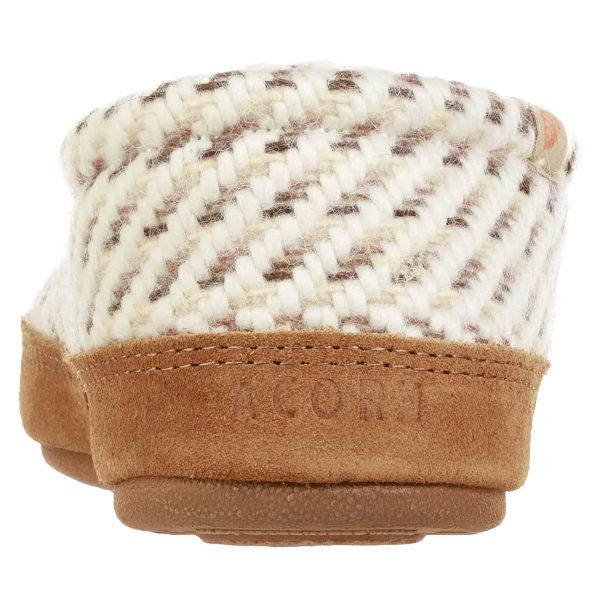 Acorn Women’s Moc Slippers - Textured Weatherproof Cozy, Ewe, Medium | A10080EWEWM
