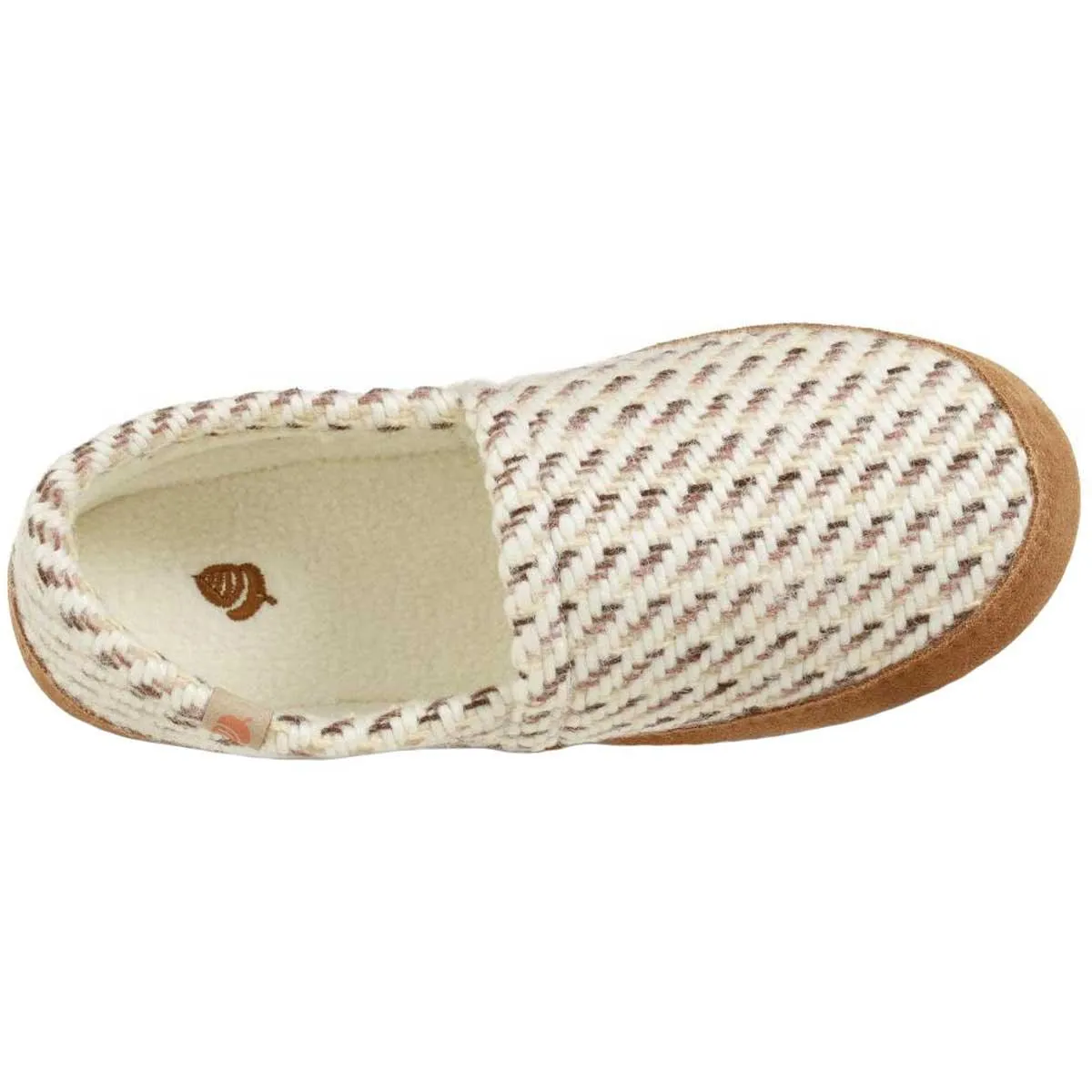 Acorn Women’s Moc Slippers - Textured Weatherproof Cozy, Ewe, Medium | A10080EWEWM