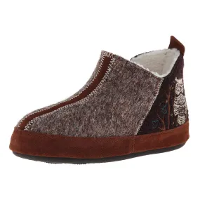 Acorn Women's Slipper - Forest Bootie Chocolate Owl | A10079