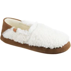 Acorn Women's Slippers - Moc II Buff Popcorn Collapsible Heel, Large | A20132ACCWL