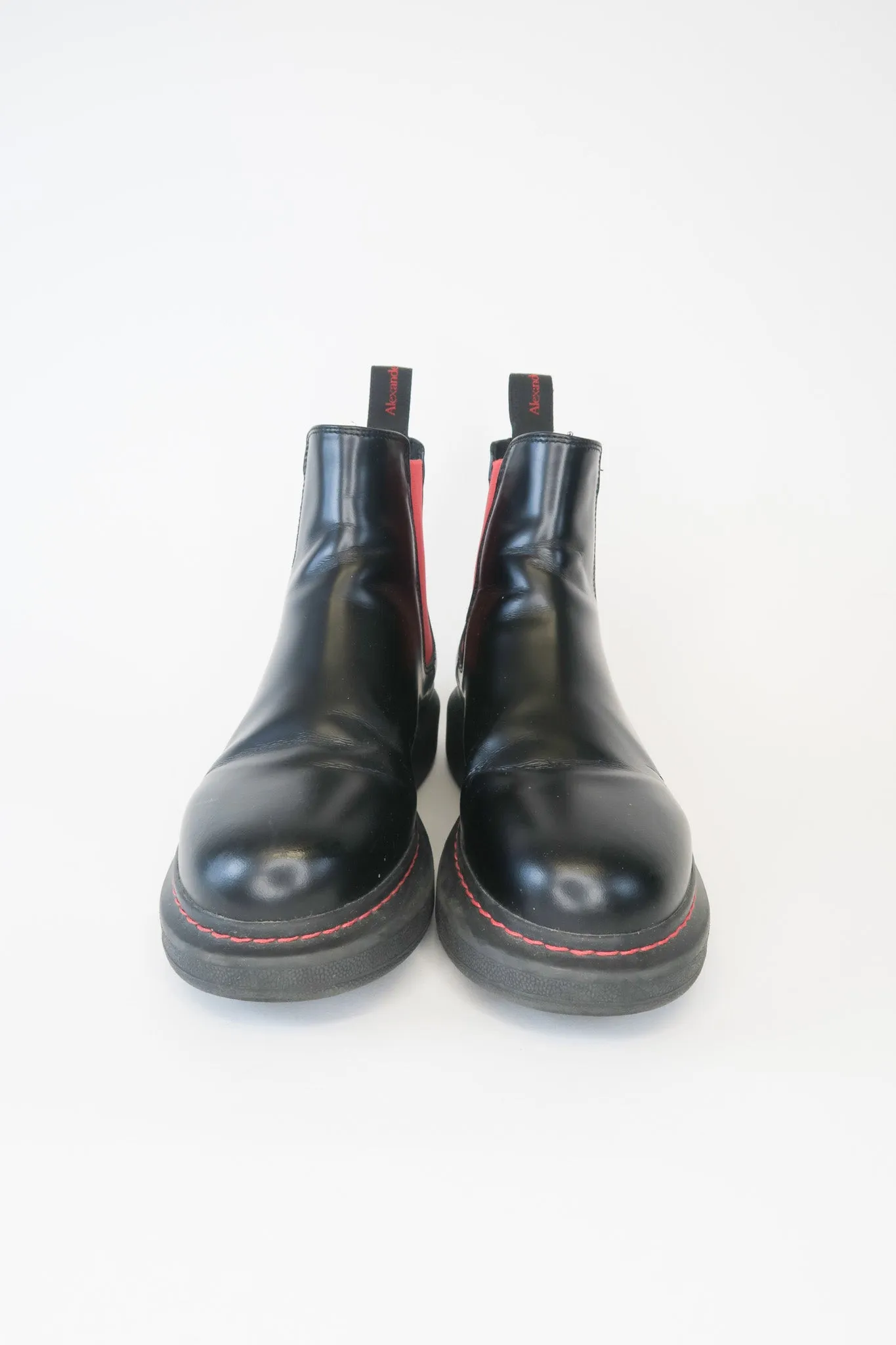 Alexander McQueen Leather Chelsea Boots sz 36.5