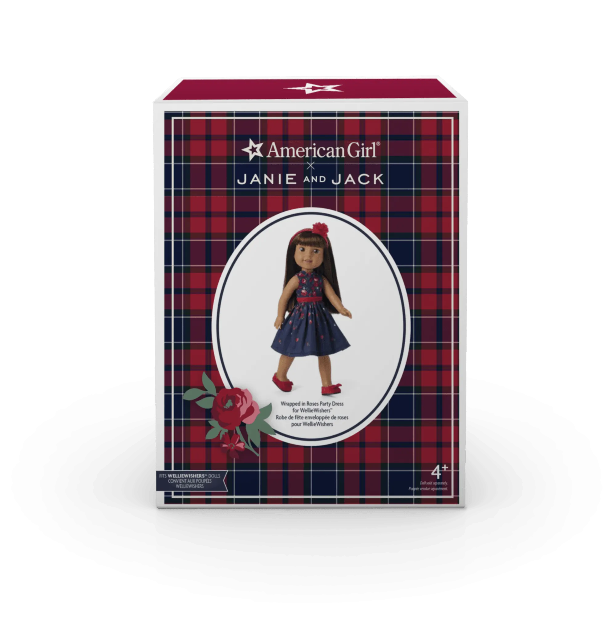 American Girl® x Janie and Jack Wrapped in Roses Party Dress for WellieWishers™ Dolls