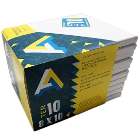 ART ALTERNATIVES 8X10 CANVAS VALUE PACK