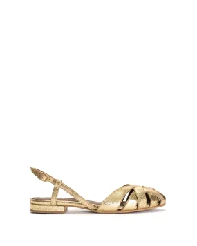 Banie 20 Crackled metallic goat Gold