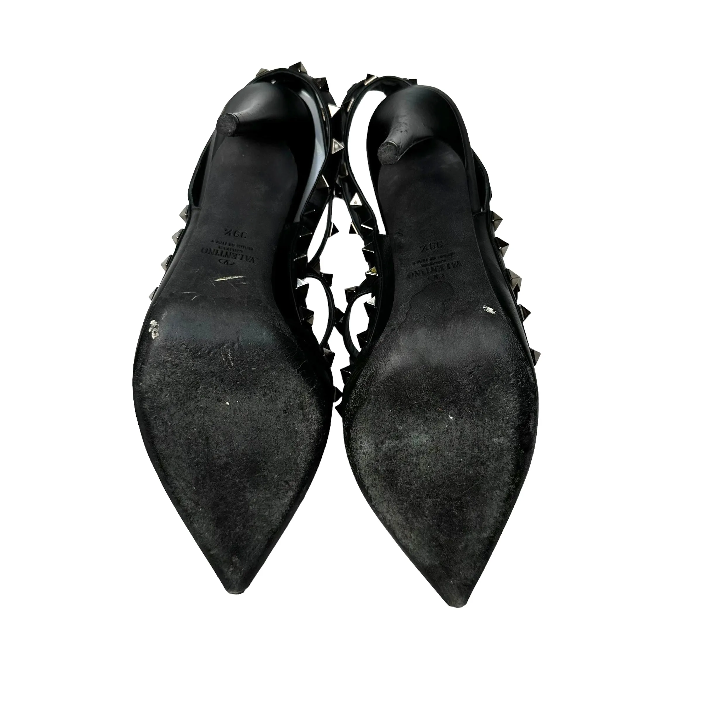 Blackout Rockstud High Heels - 9.5
