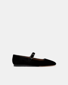 CLASSIC MARY JANE VELVET / BLACK