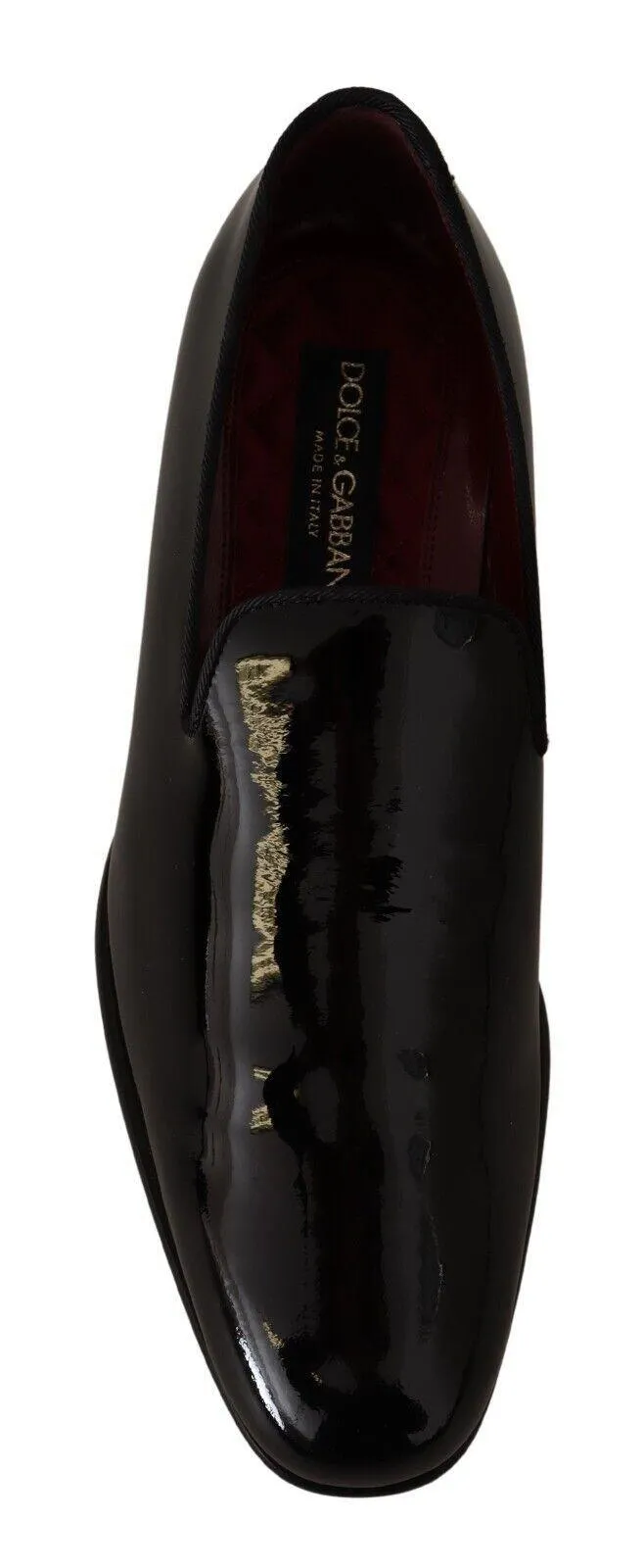 Dolce & Gabbana Black Patent Leather Formal Shoes