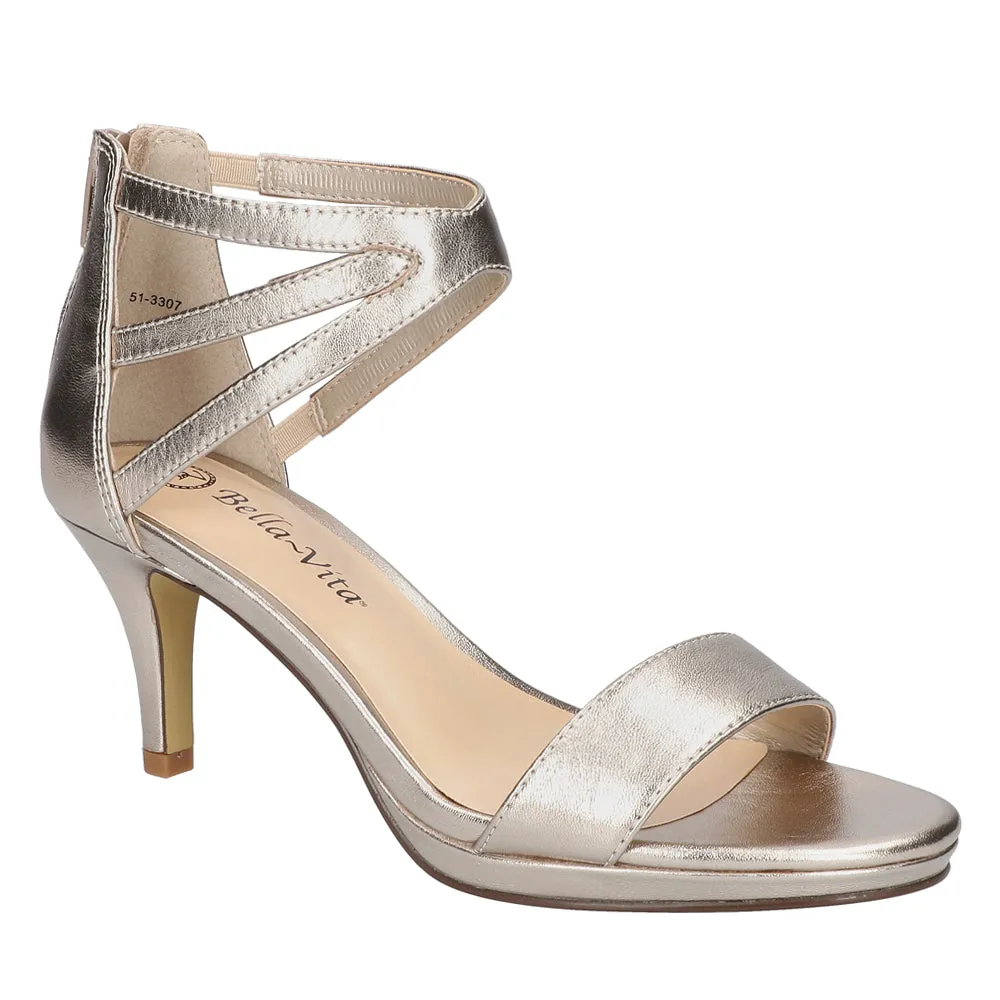 Everly Metallic Evening Sandals