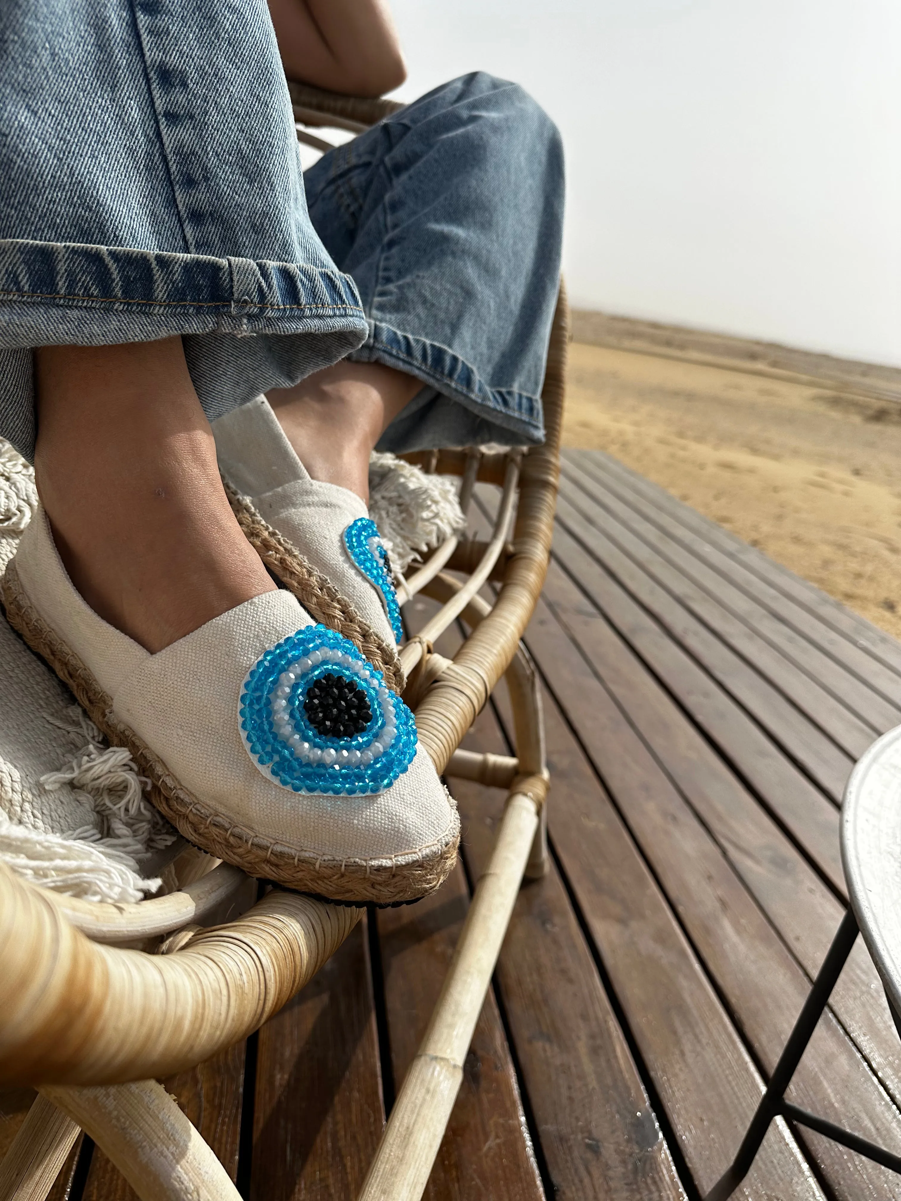 Evil Eye Espadrille