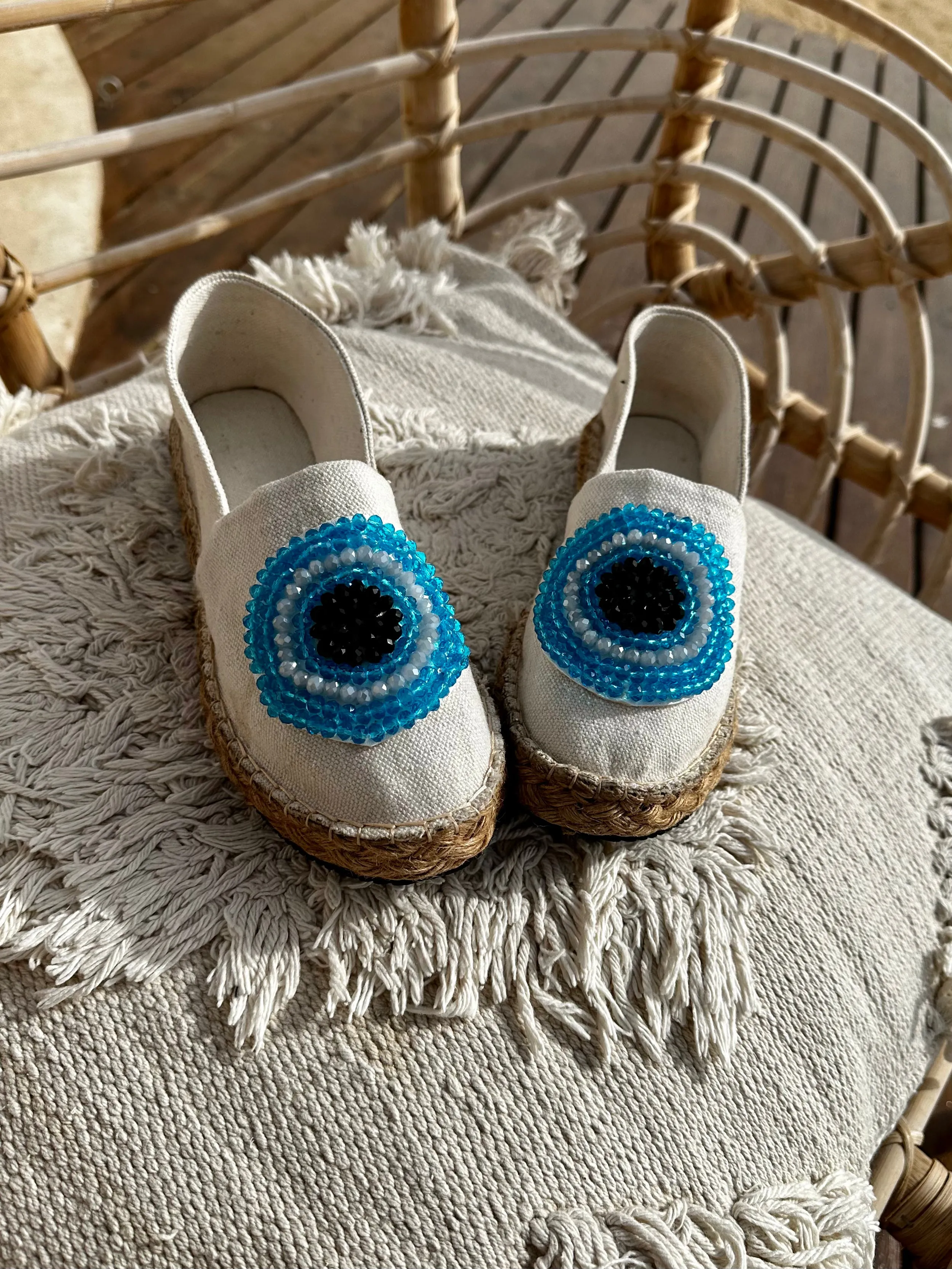 Evil Eye Espadrille