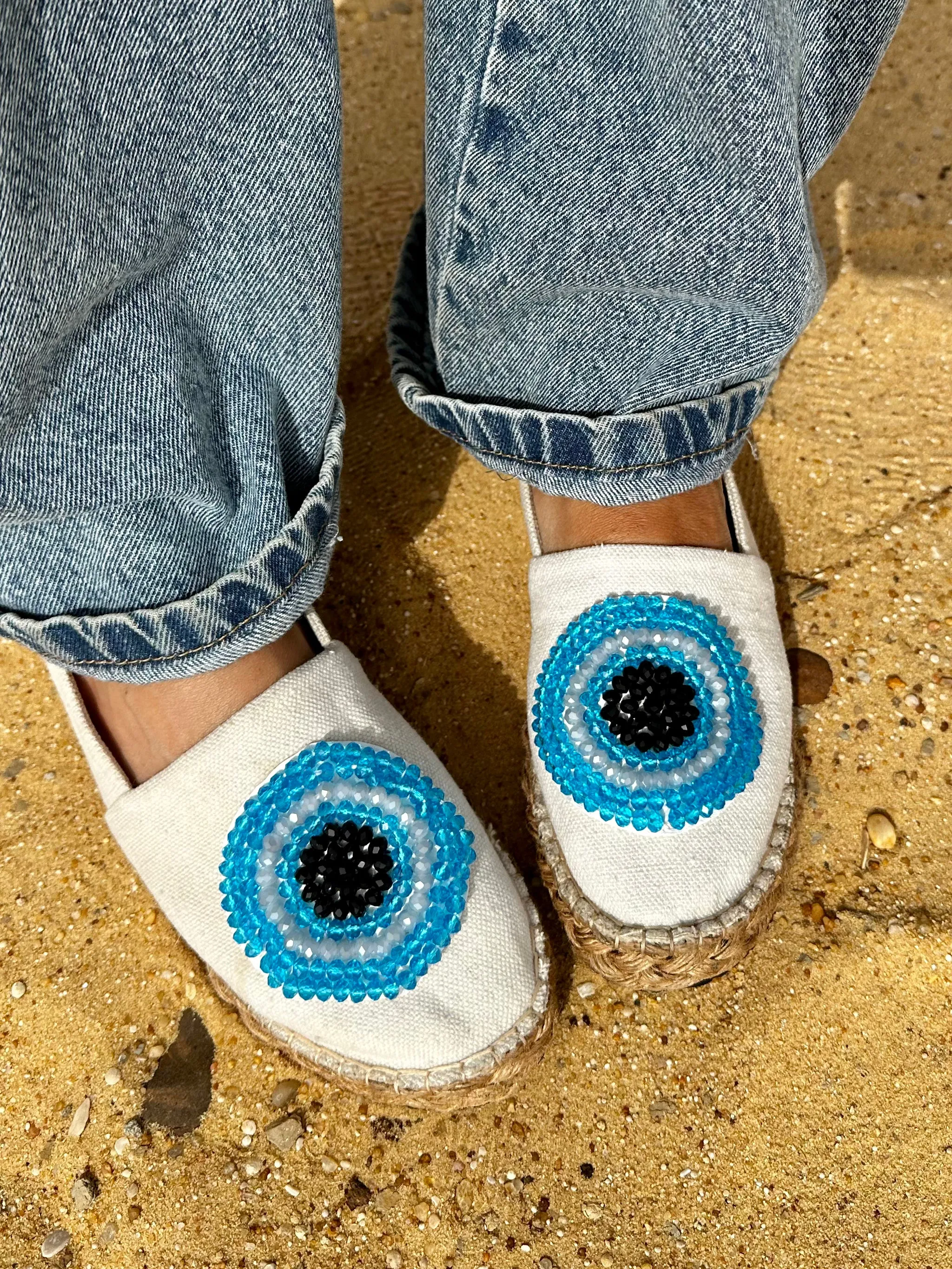 Evil Eye Espadrille
