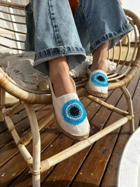 Evil Eye Espadrille
