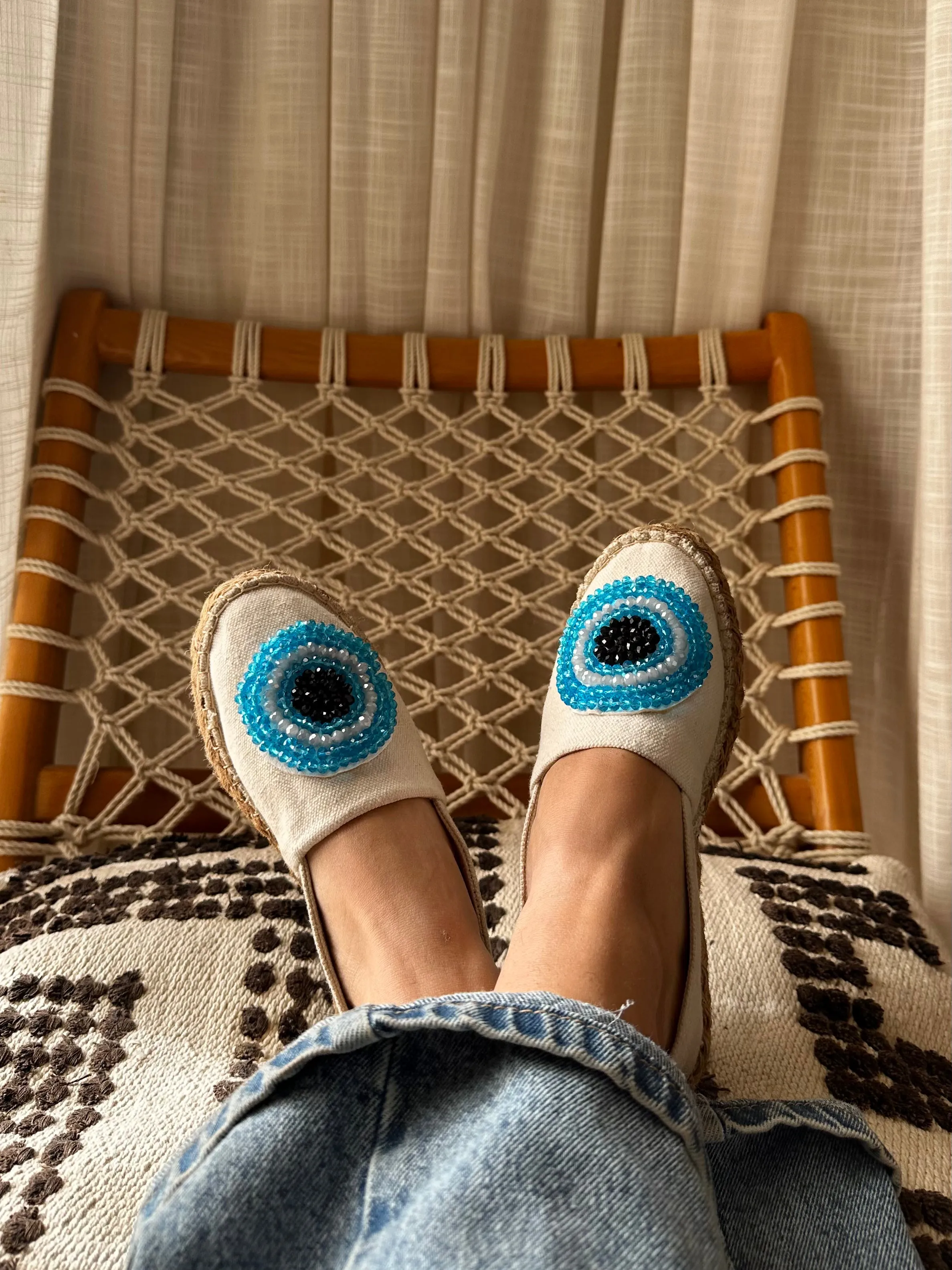 Evil Eye Espadrille