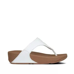 FitFlop Lulu Leather Toe Post White