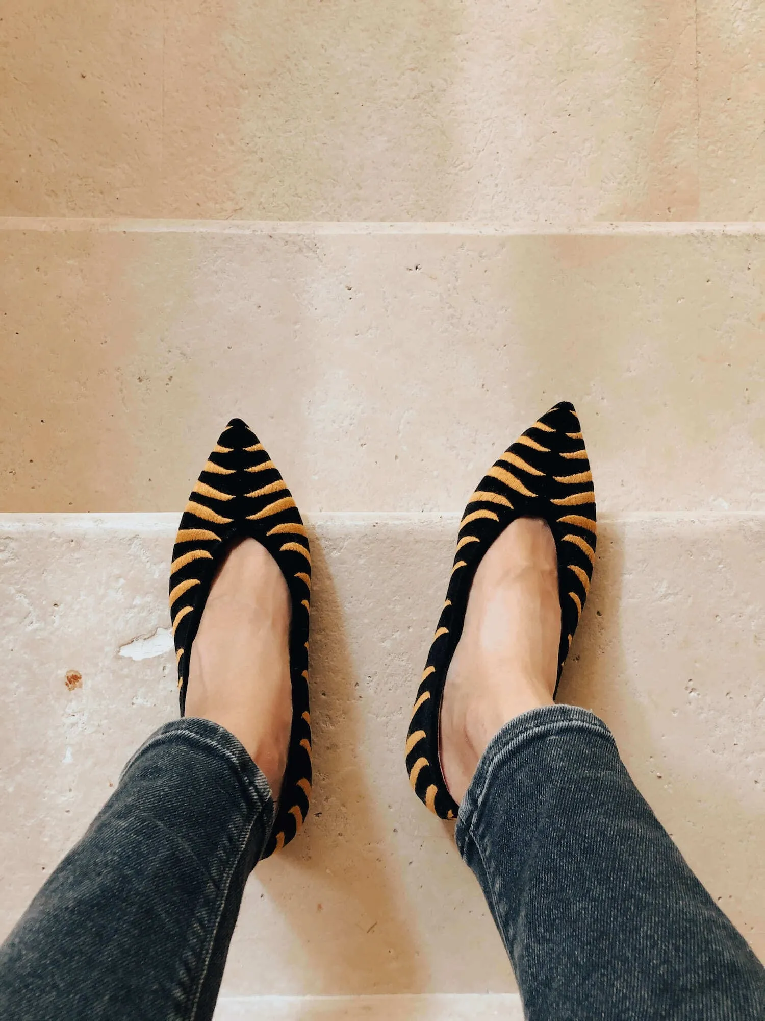 Félin Noir Vegan Flats