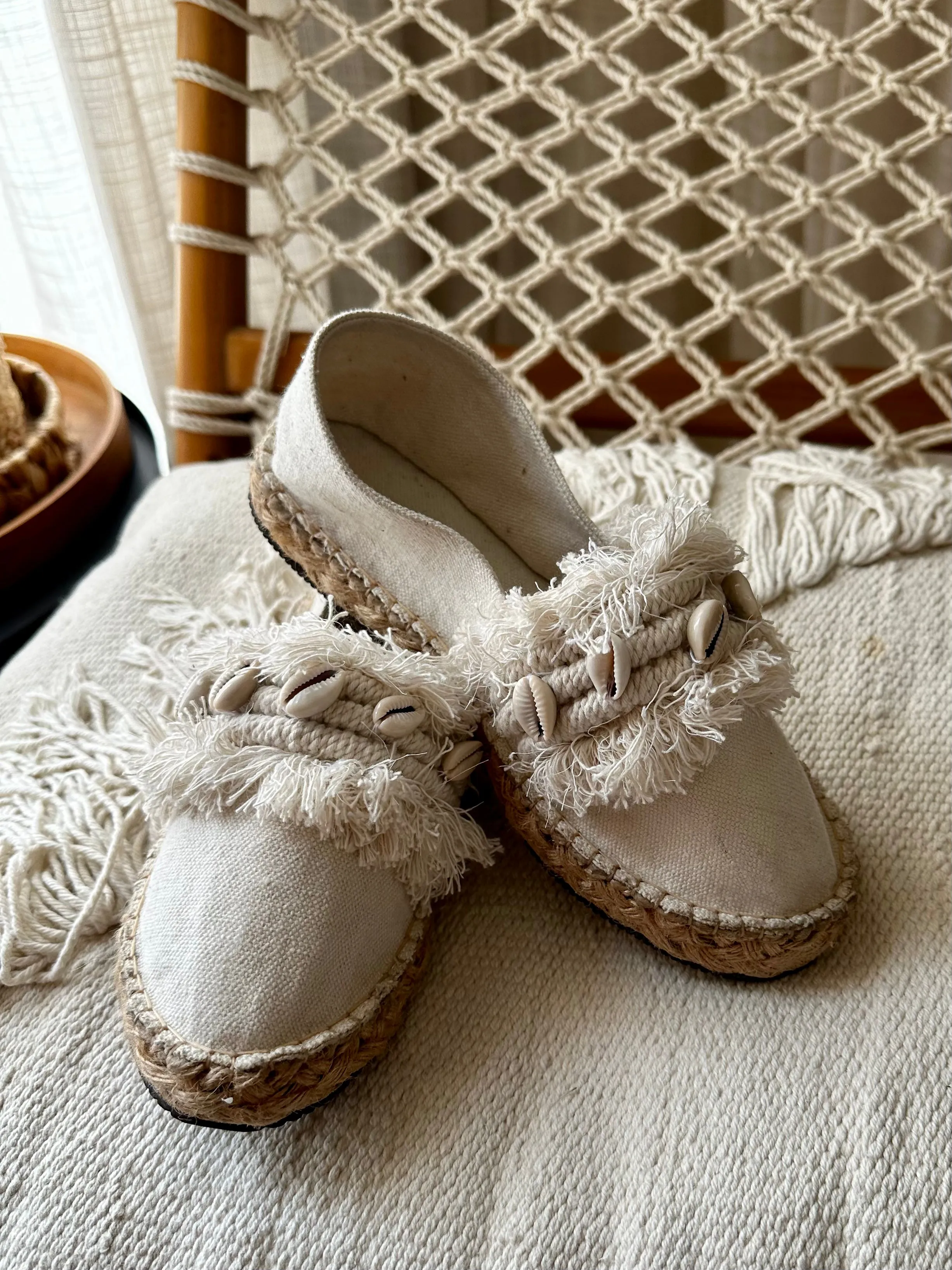 Fringe and Seashells Espadrille