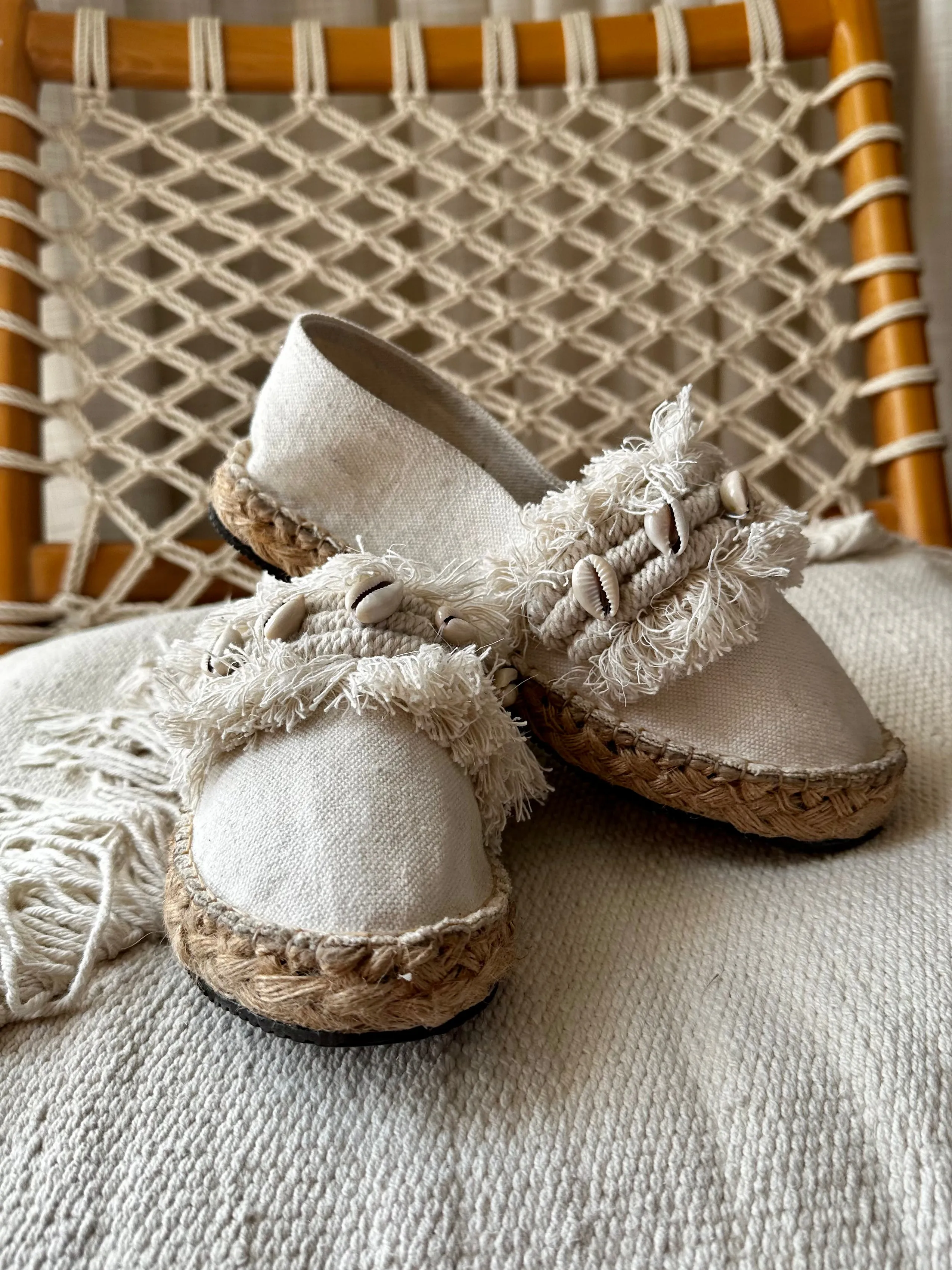 Fringe and Seashells Espadrille