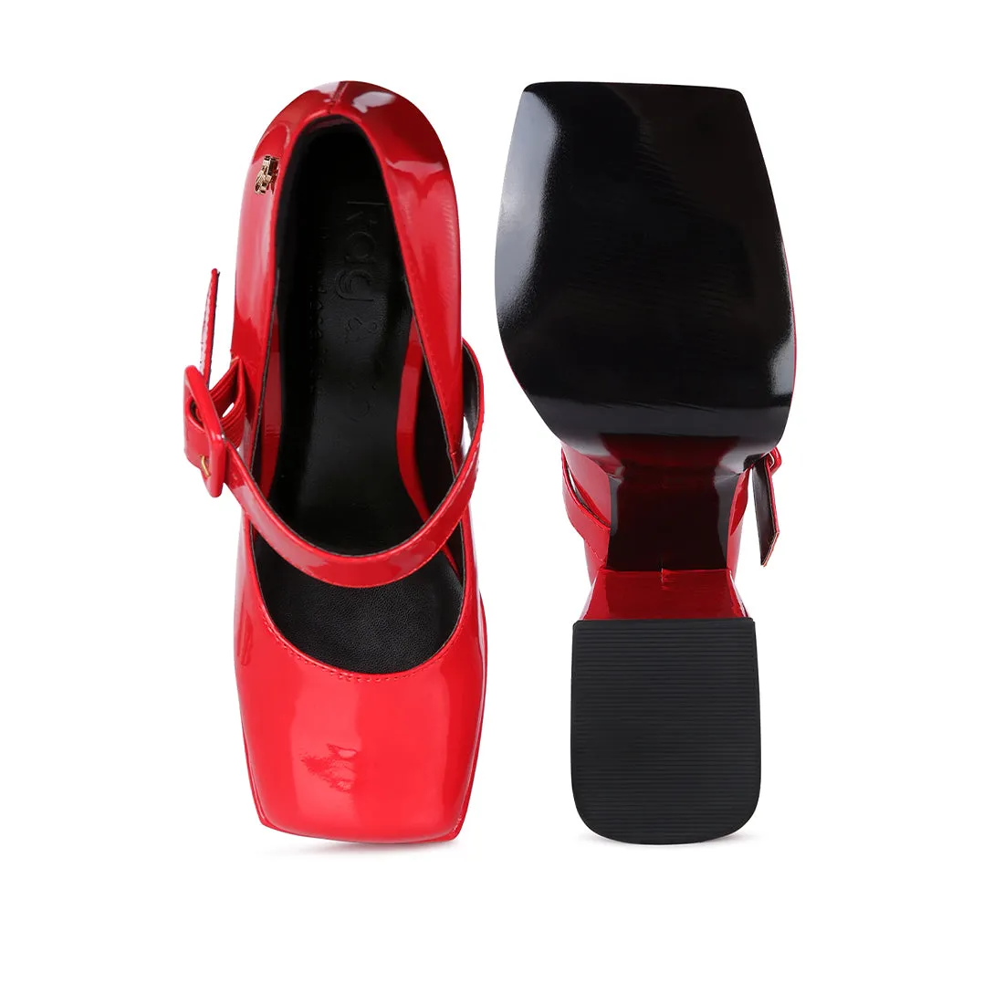 High Platform Heel Mary Jane Sandals
