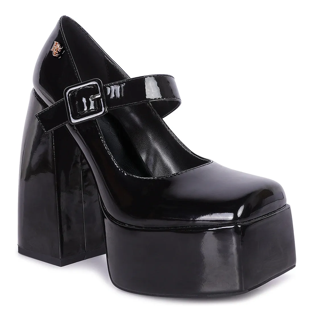 High Platform Heel Mary Jane Sandals