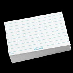 INDEX CARDS