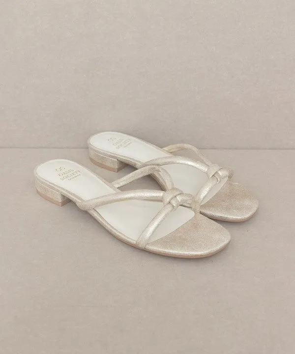 Knotted Flat Sandal