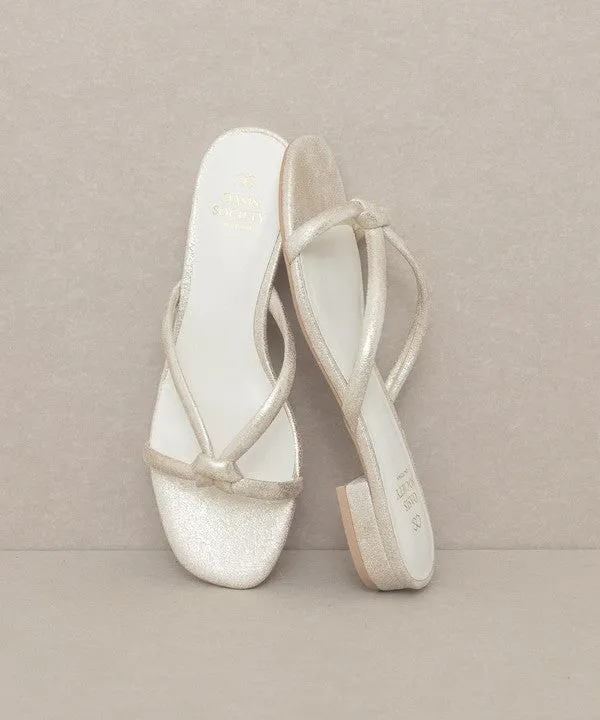 Knotted Flat Sandal