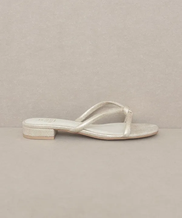 Knotted Flat Sandal