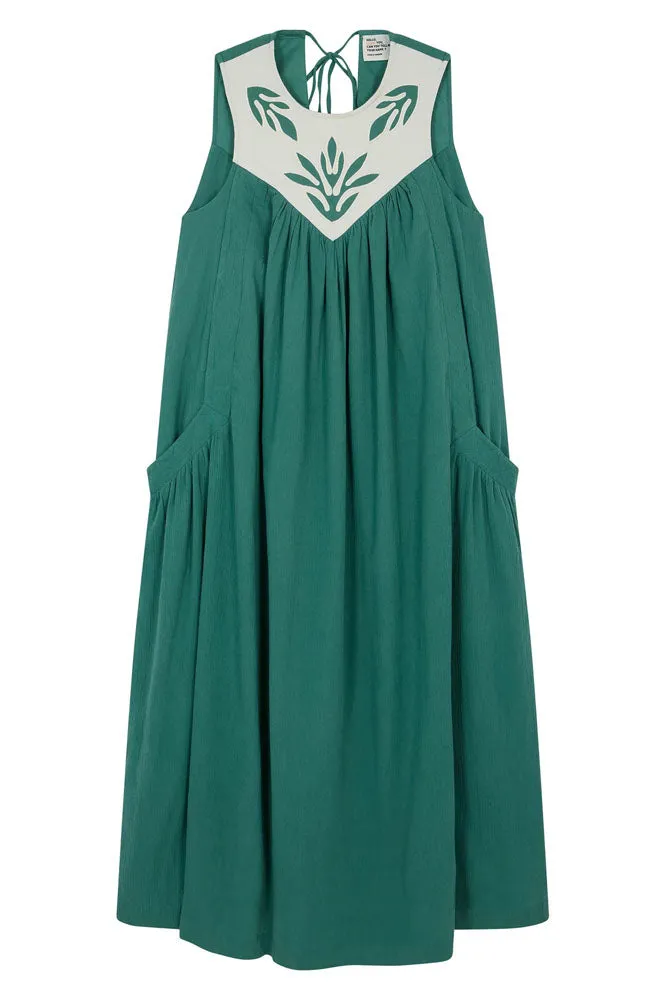 Leon & Harper Robeen Paros And Green Dress