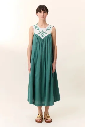 Leon & Harper Robeen Paros And Green Dress