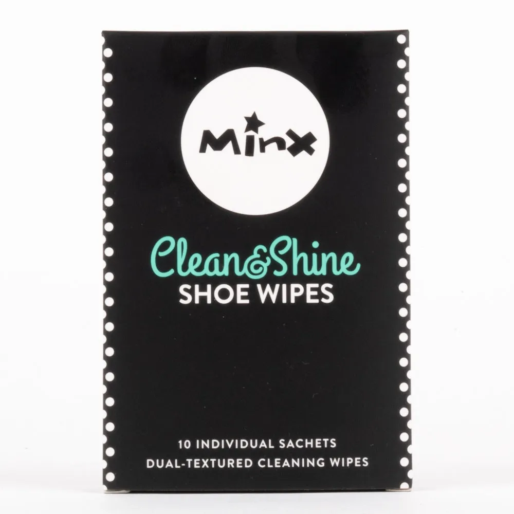 Minx Clean and Shine Shoe Wipes