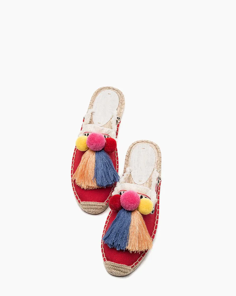 Moccasin Mule Espadrilles Sandals