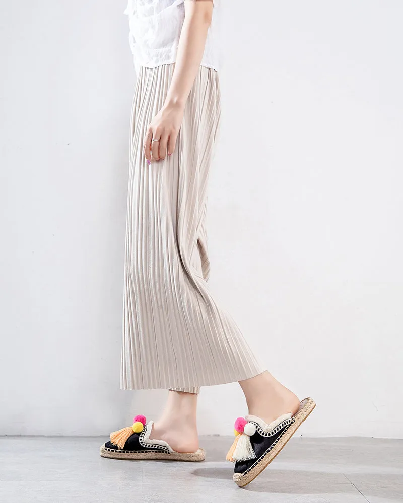 Moccasin Mule Espadrilles Sandals