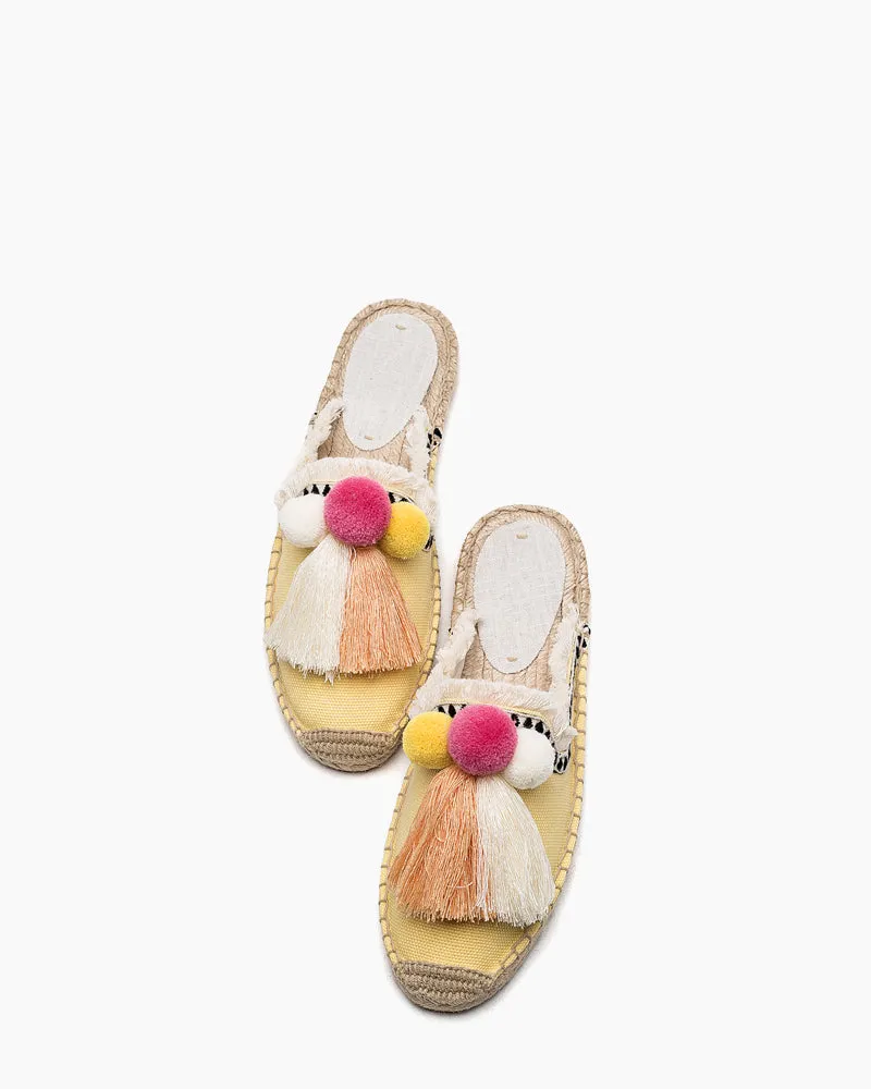Moccasin Mule Espadrilles Sandals