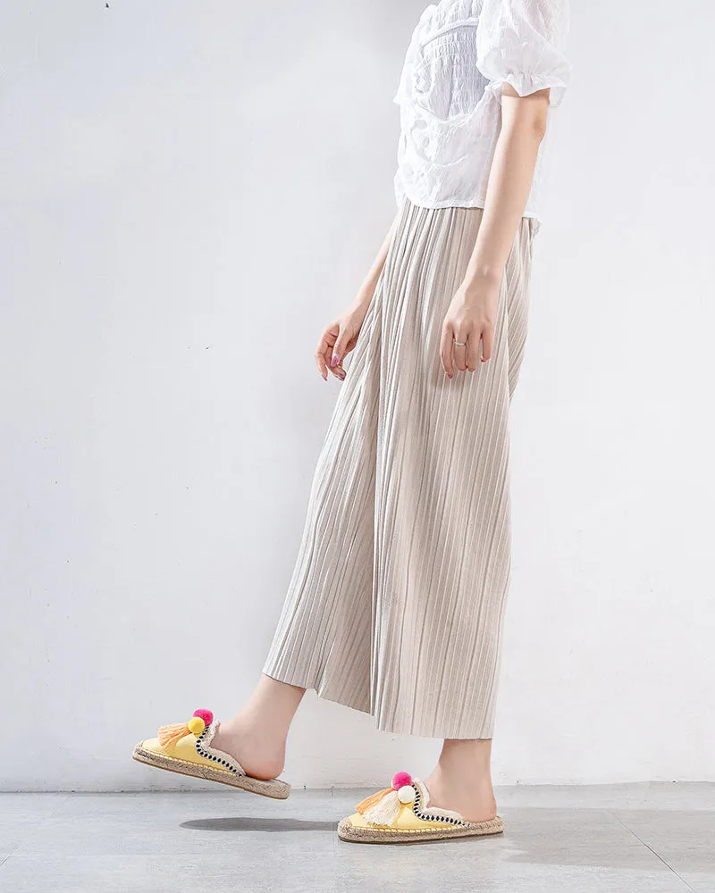 Moccasin Mule Espadrilles Sandals