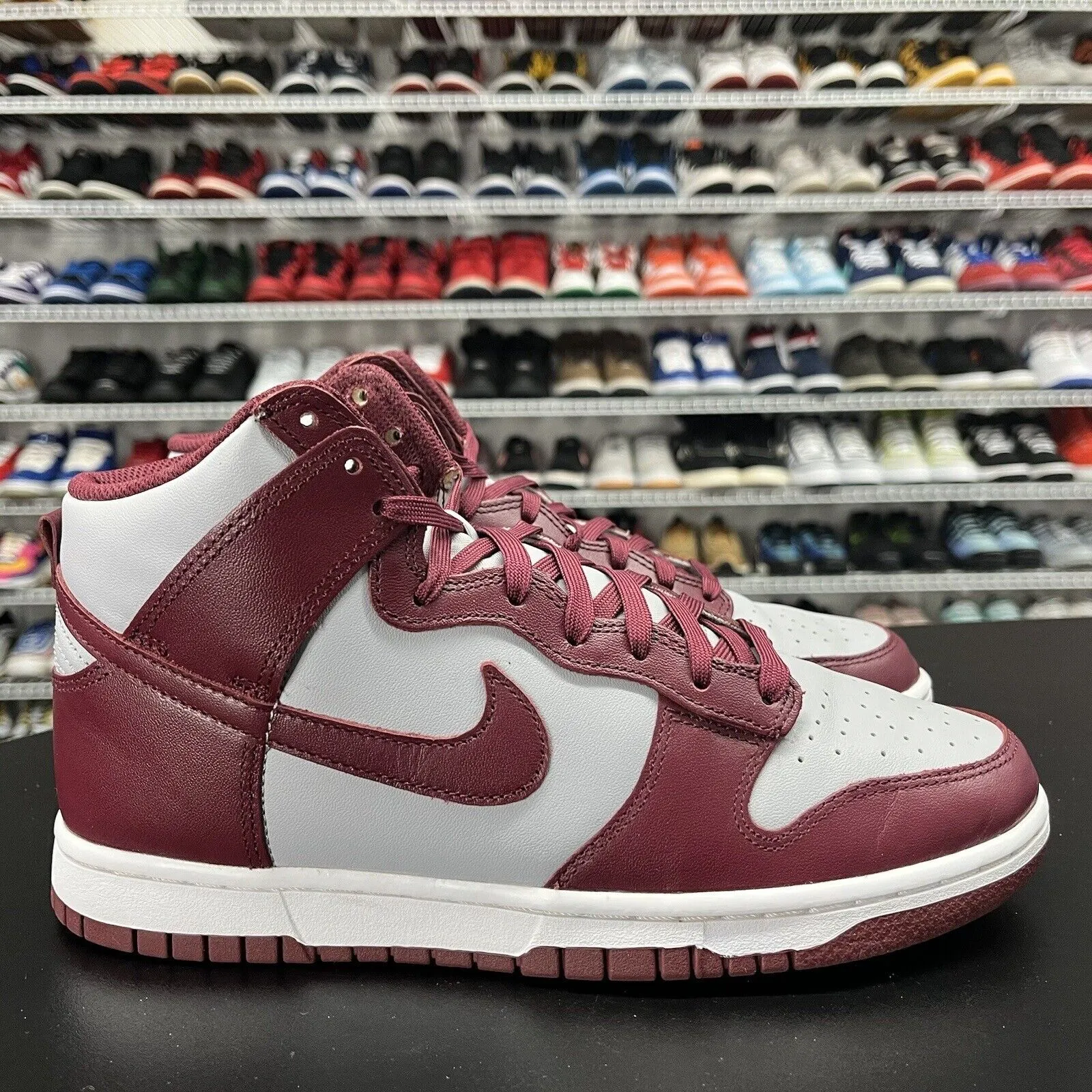Nike Dunk High Retro Dark Beetroot DD1399-600  Men's Size 8.5 Missing Insoles