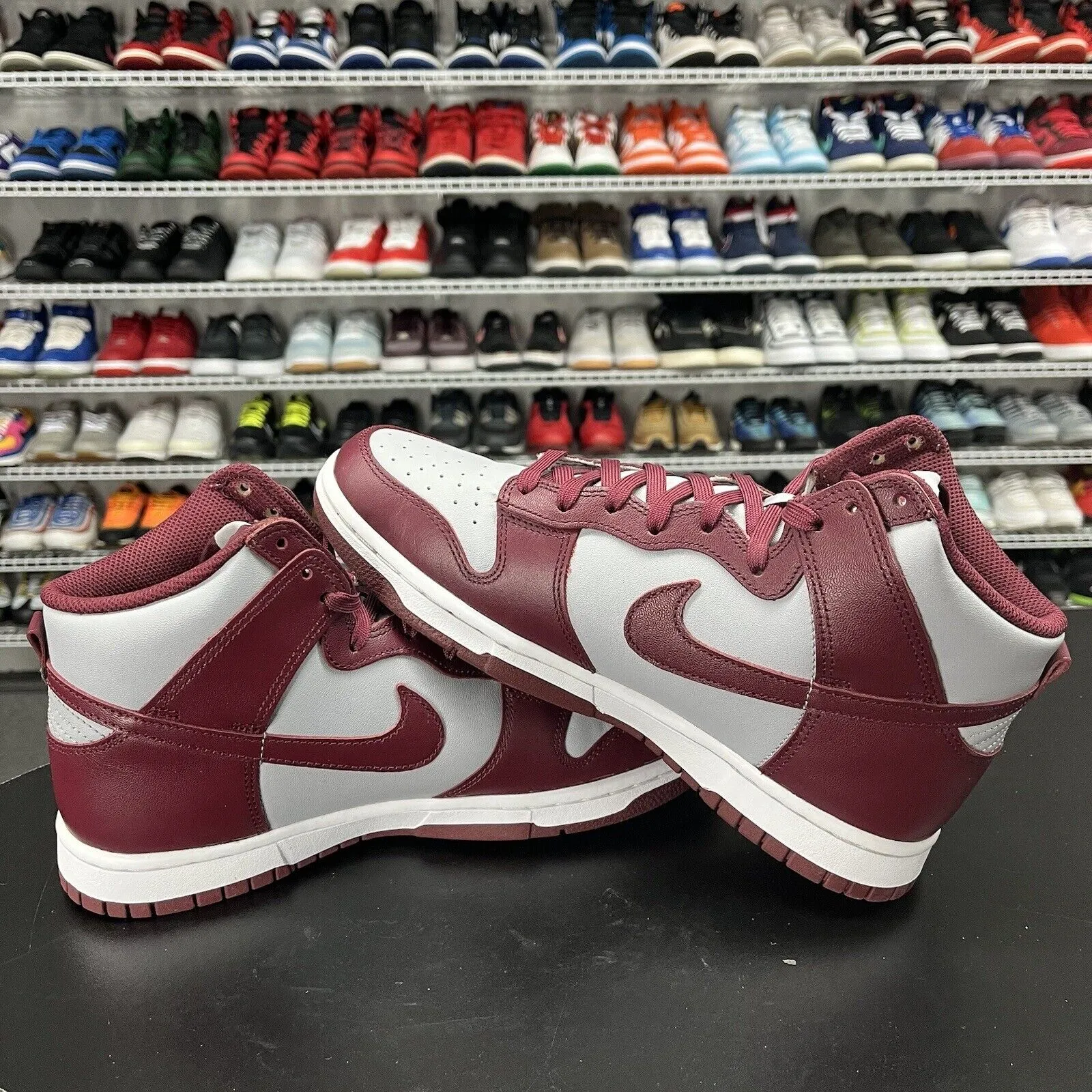Nike Dunk High Retro Dark Beetroot DD1399-600  Men's Size 8.5 Missing Insoles