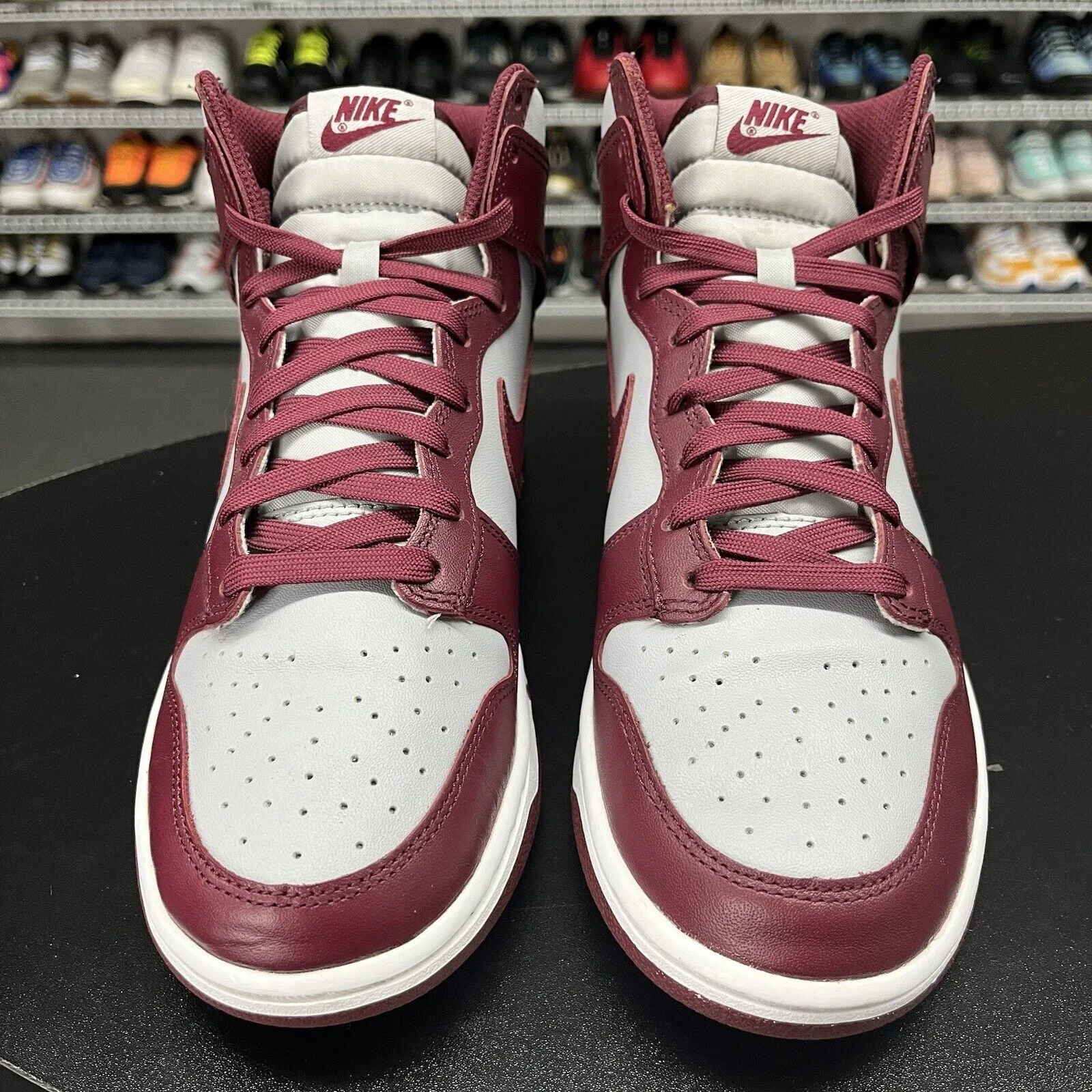 Nike Dunk High Retro Dark Beetroot DD1399-600  Men's Size 8.5 Missing Insoles