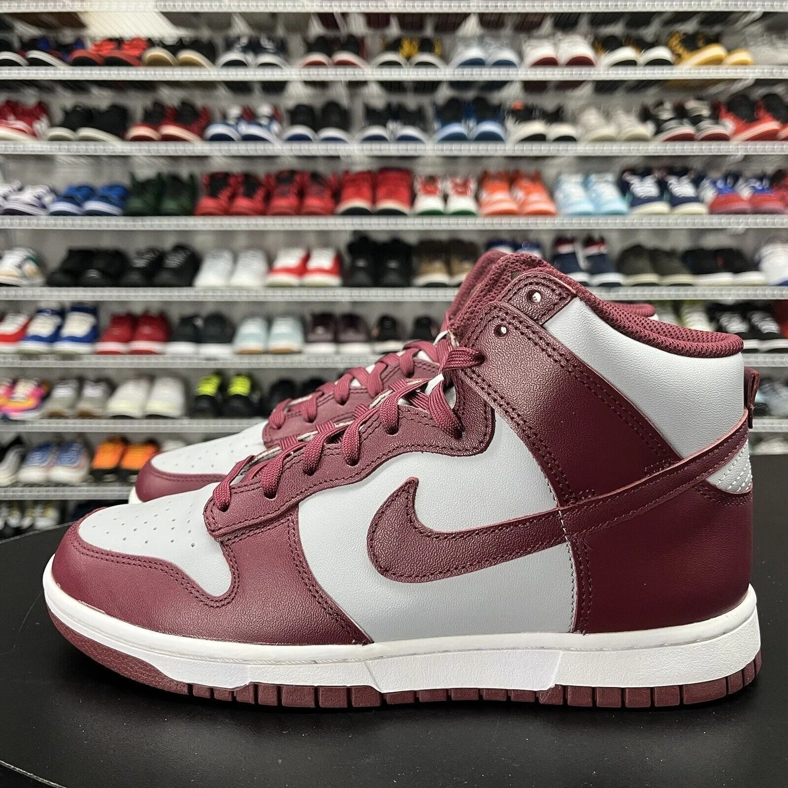 Nike Dunk High Retro Dark Beetroot DD1399-600  Men's Size 8.5 Missing Insoles