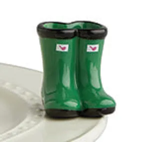 Nora Fleming Mini Jumpin' Puddles Rain Boots