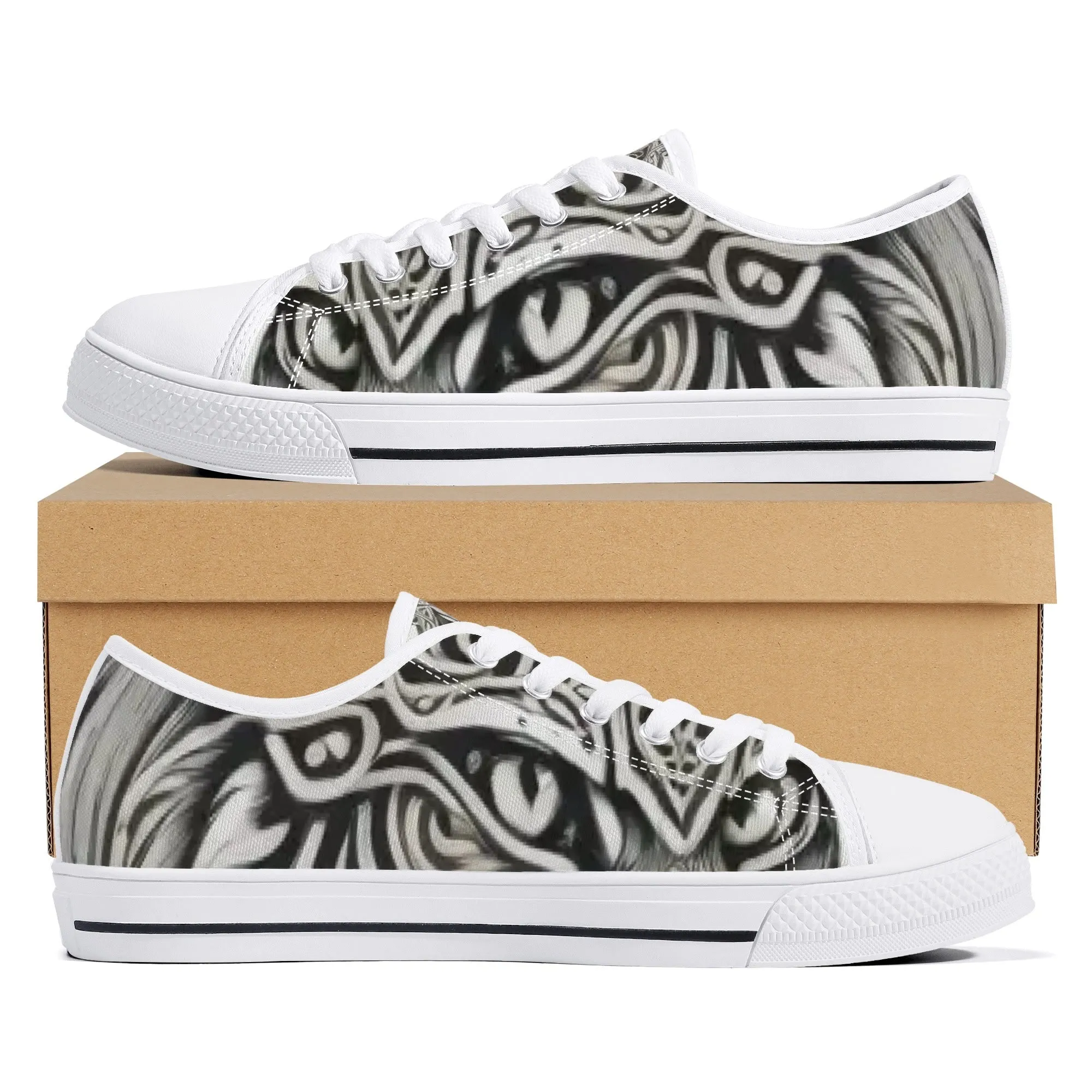 Nordic Kitty Womens Low Top
