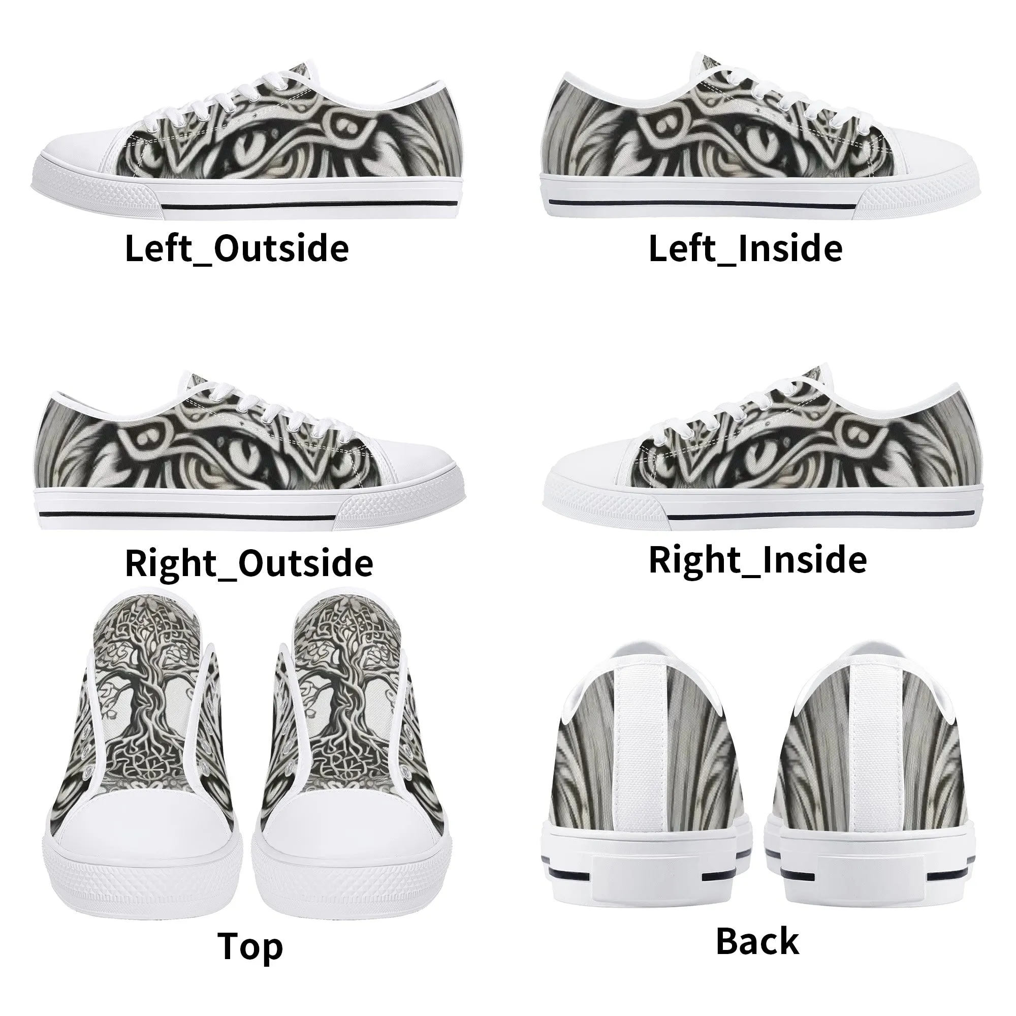 Nordic Kitty Womens Low Top