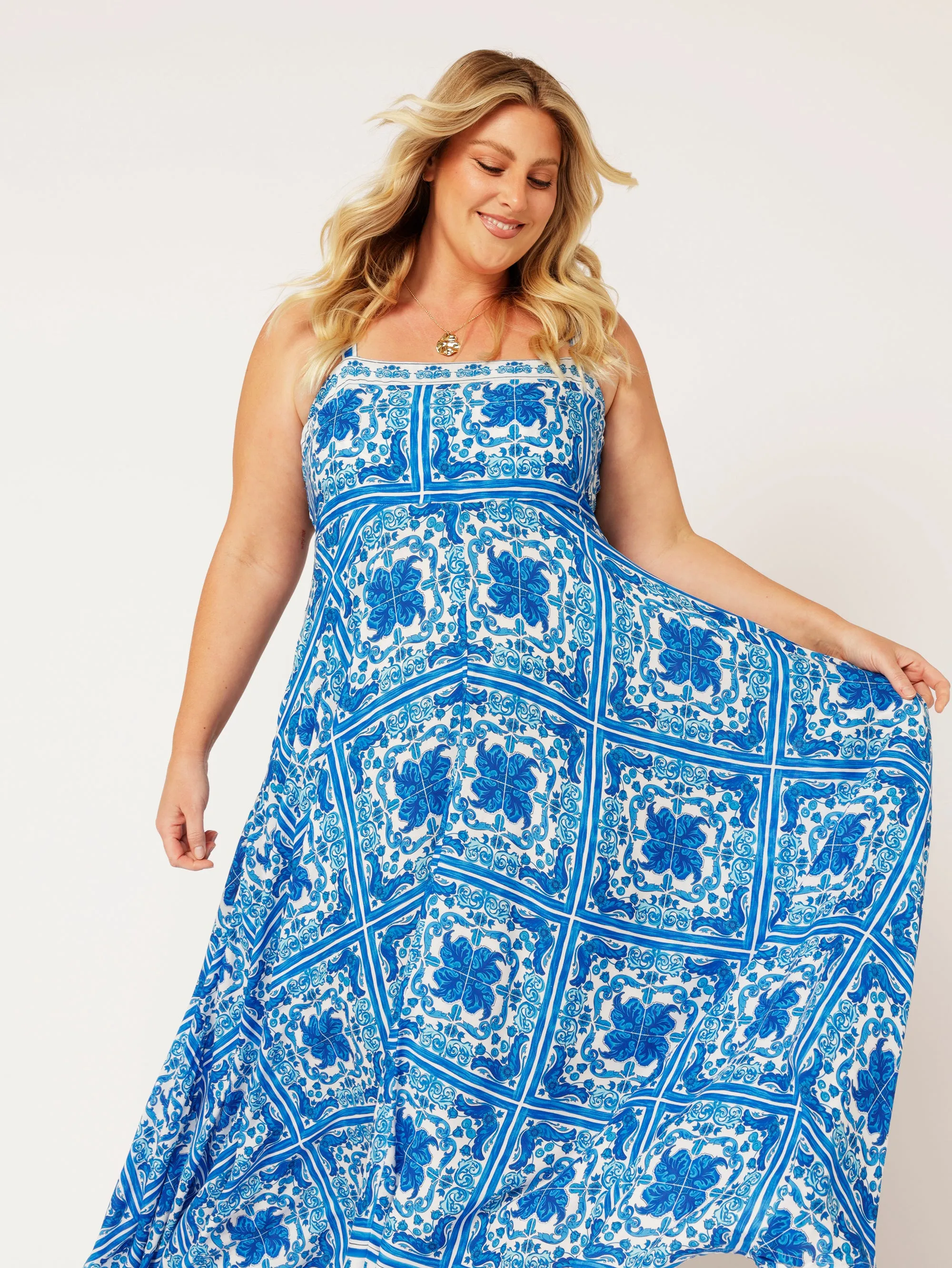 Positano Dress | Amalfi Blue