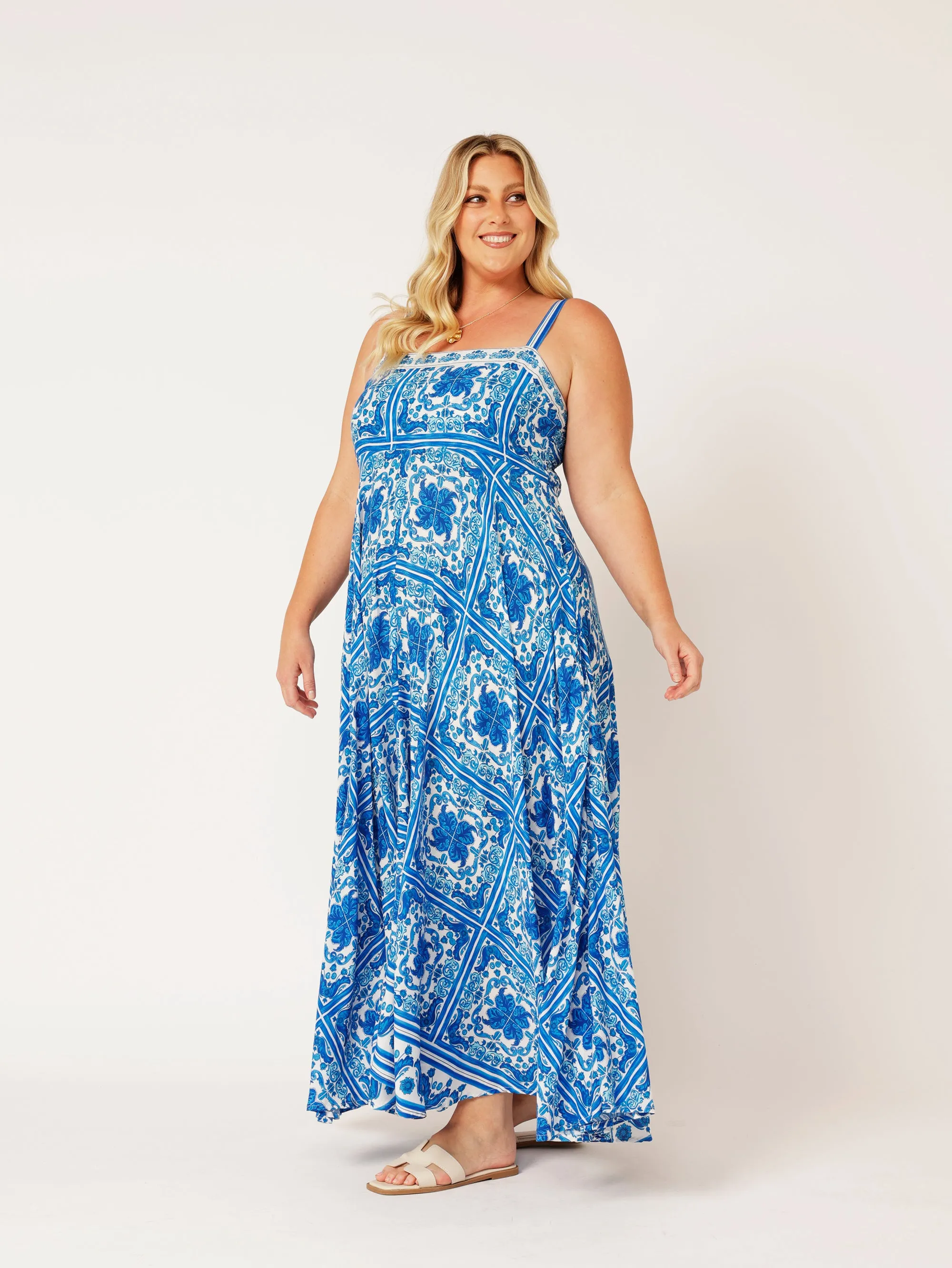 Positano Dress | Amalfi Blue