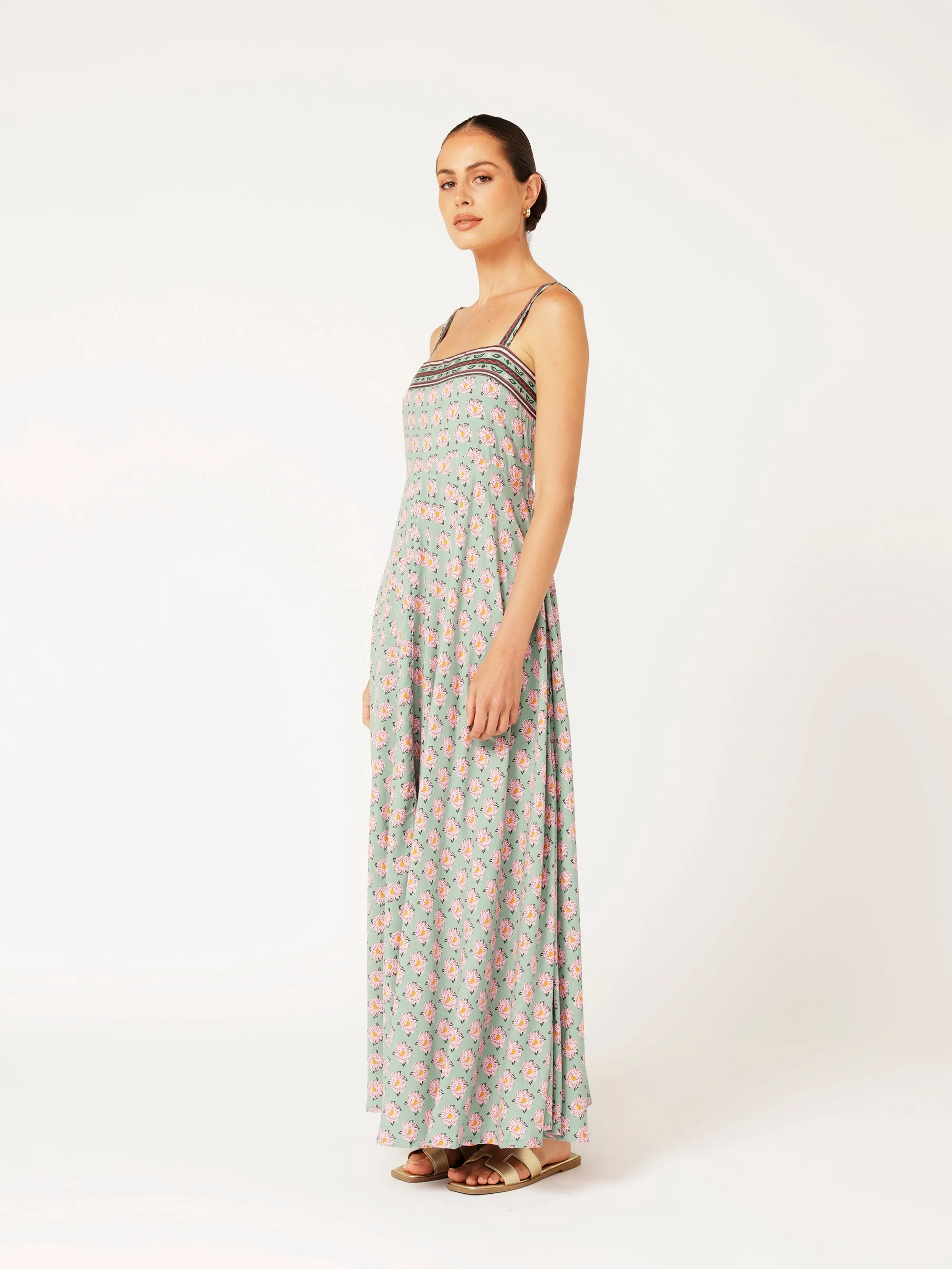 Positano Dress | Sage Peony