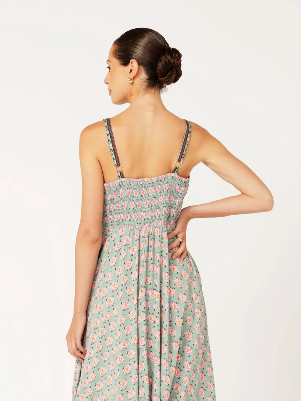 Positano Dress | Sage Peony