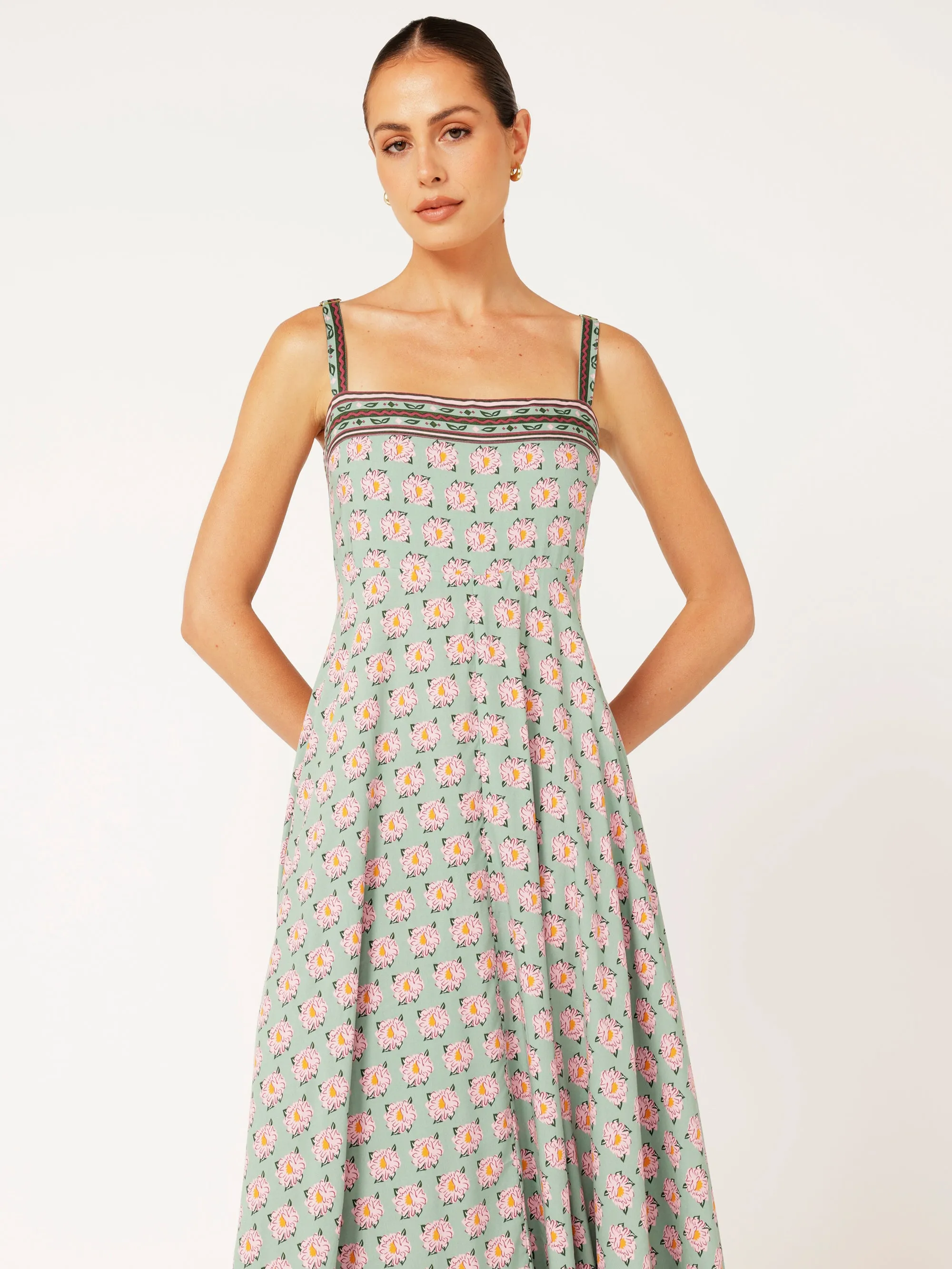 Positano Dress | Sage Peony