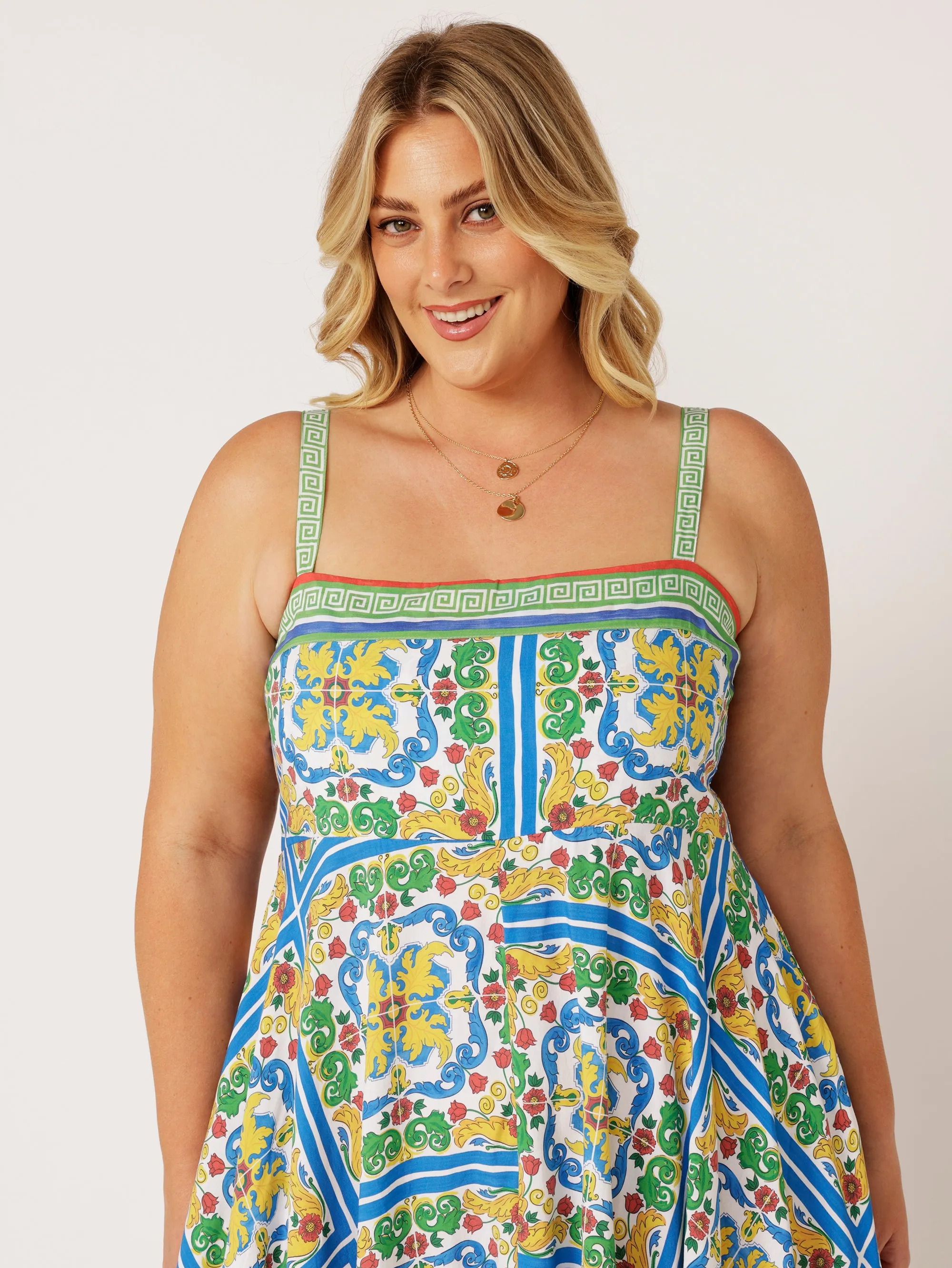 Positano Dress | Sicilian Blue