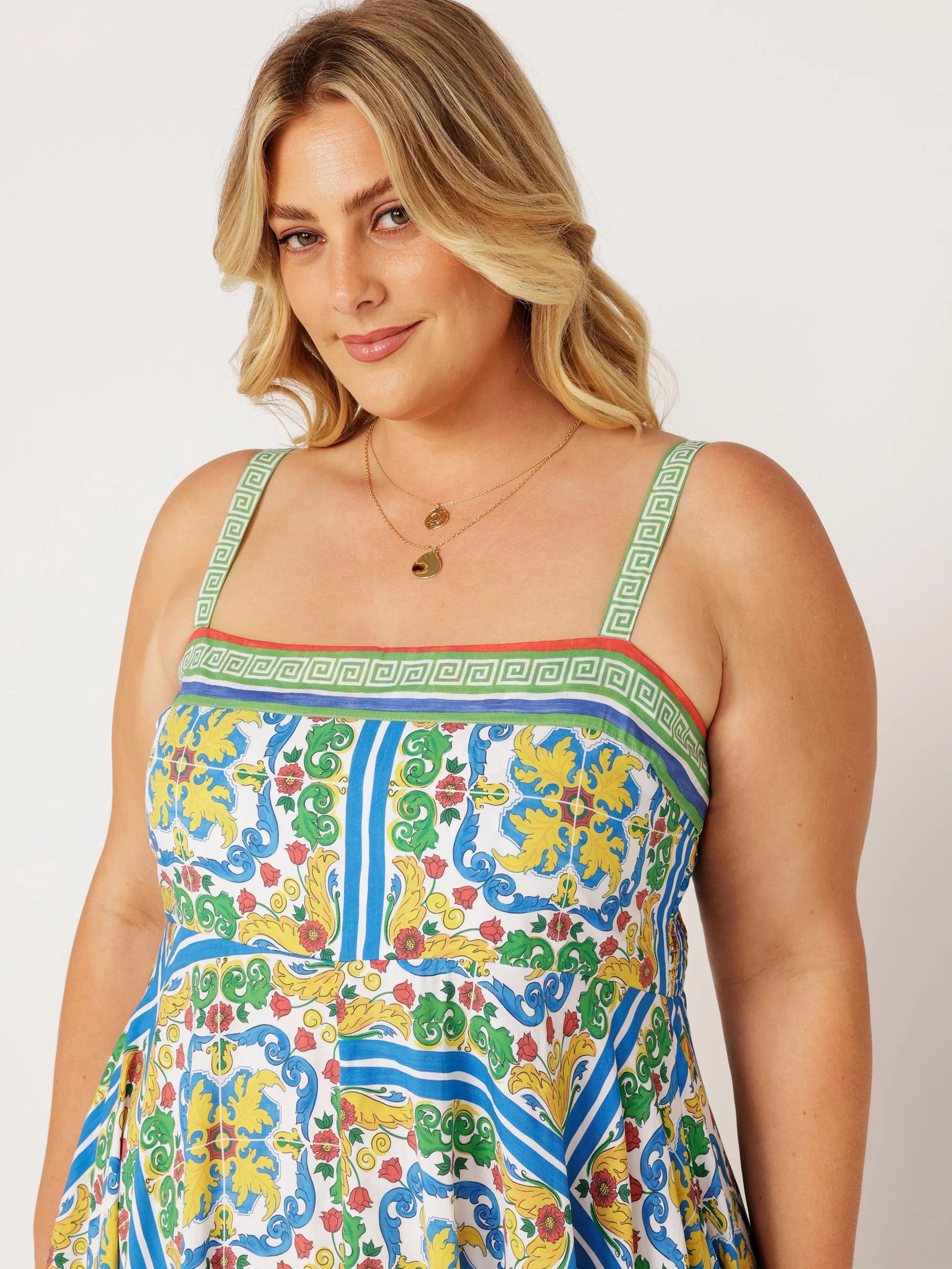 Positano Dress | Sicilian Blue