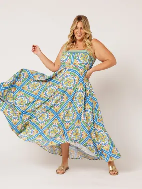 Positano Dress | Sicilian Blue